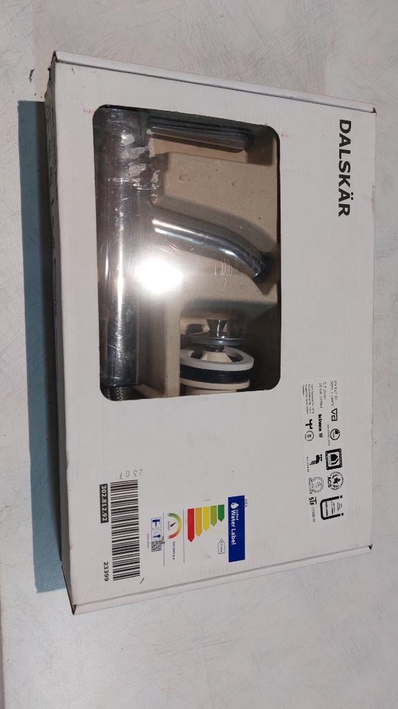 Ikea Nieuwe wastafelkraan, Ophalen of Verzenden, Nieuw, Chroom, Toilet