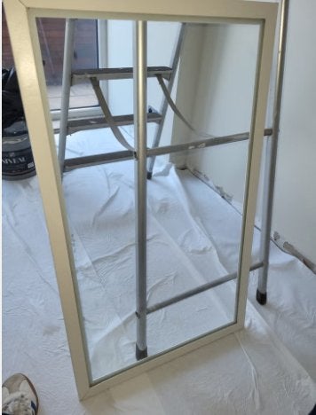 IKEA PAX KOMPLEMENT glasplaat 100x58cm Glasplaat, wit, Ophalen, Gebruikt, 50 tot 100 cm, Minder dan 100 cm
