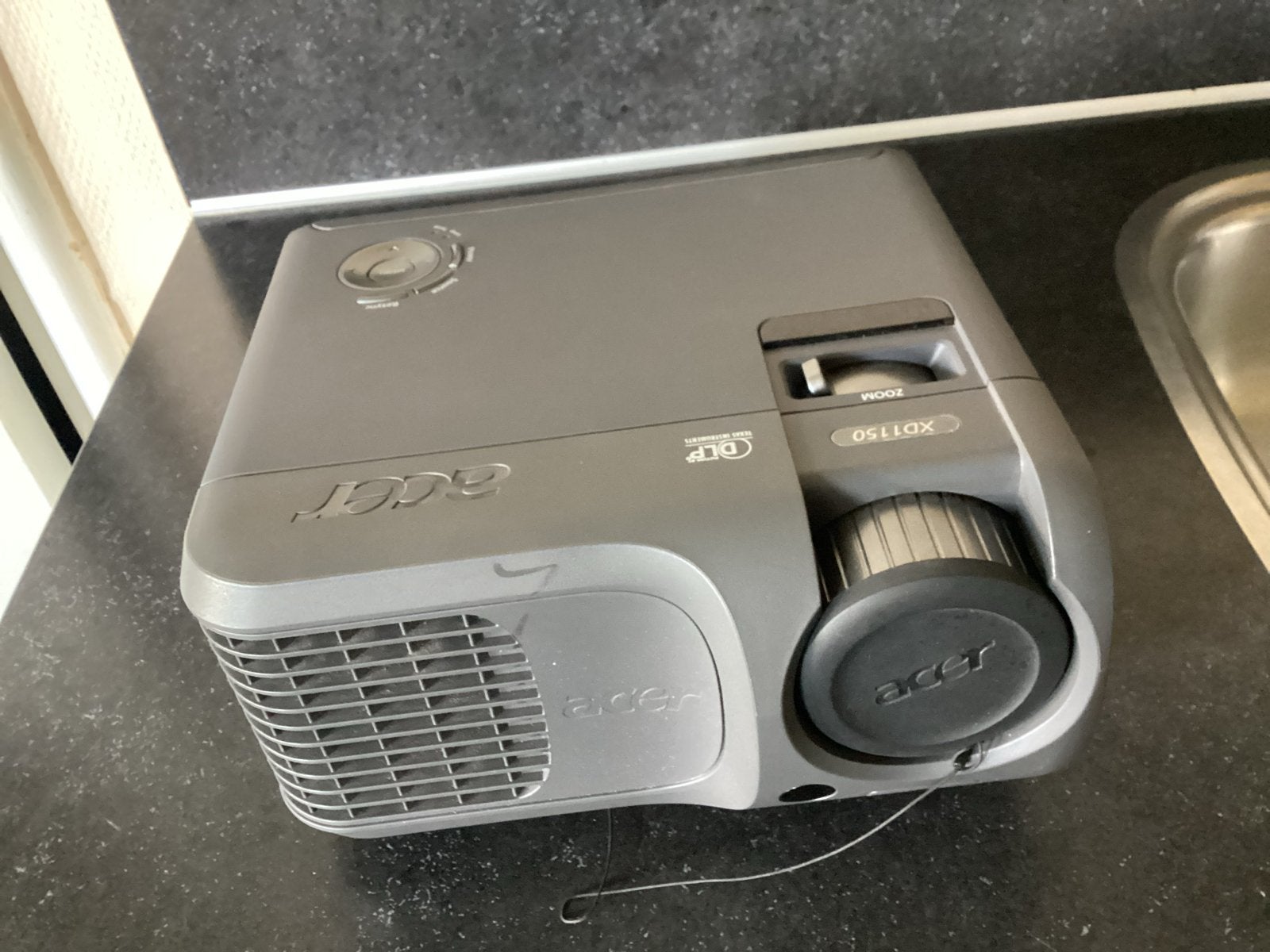 Acer XD1150 DLP Projector met afstandsbediening en tas, Audio, Tv en Foto, Beamers, Ophalen of Verzenden, Gebruikt, DLP, Overige resoluties