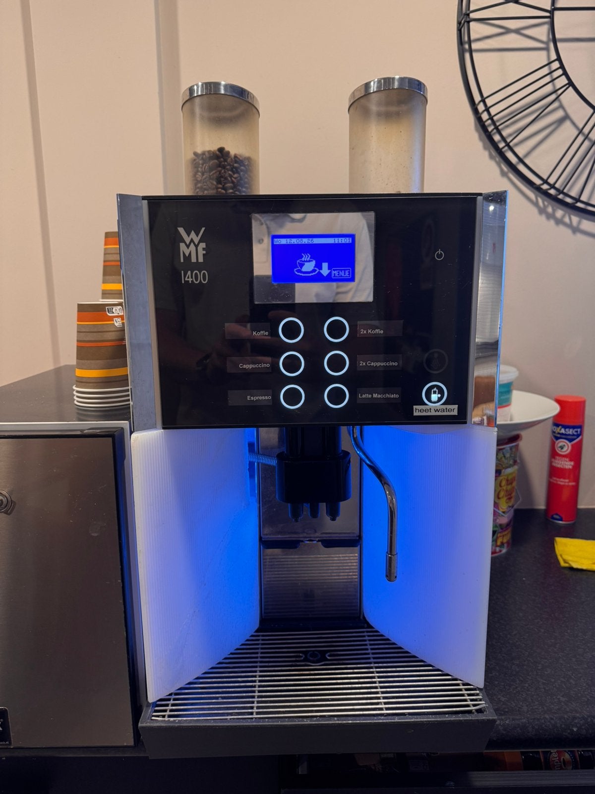 Wmf 1400 Koffiemachine, Gebruikt, 10 kopjes of meer, Koffiemachine, Koffiebonen