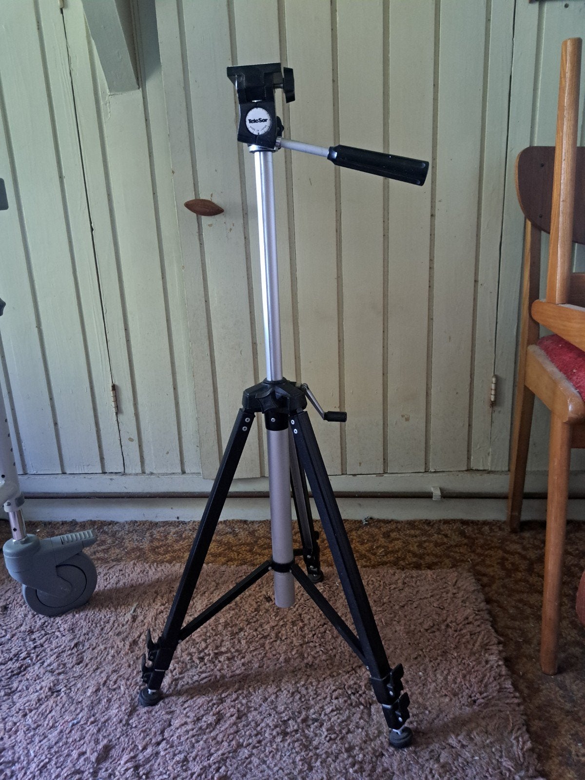 vintage Tripod Telesor statief - Made in Japan, Ophalen, Driepoot, 150 tot 175 cm, Met balhoofd