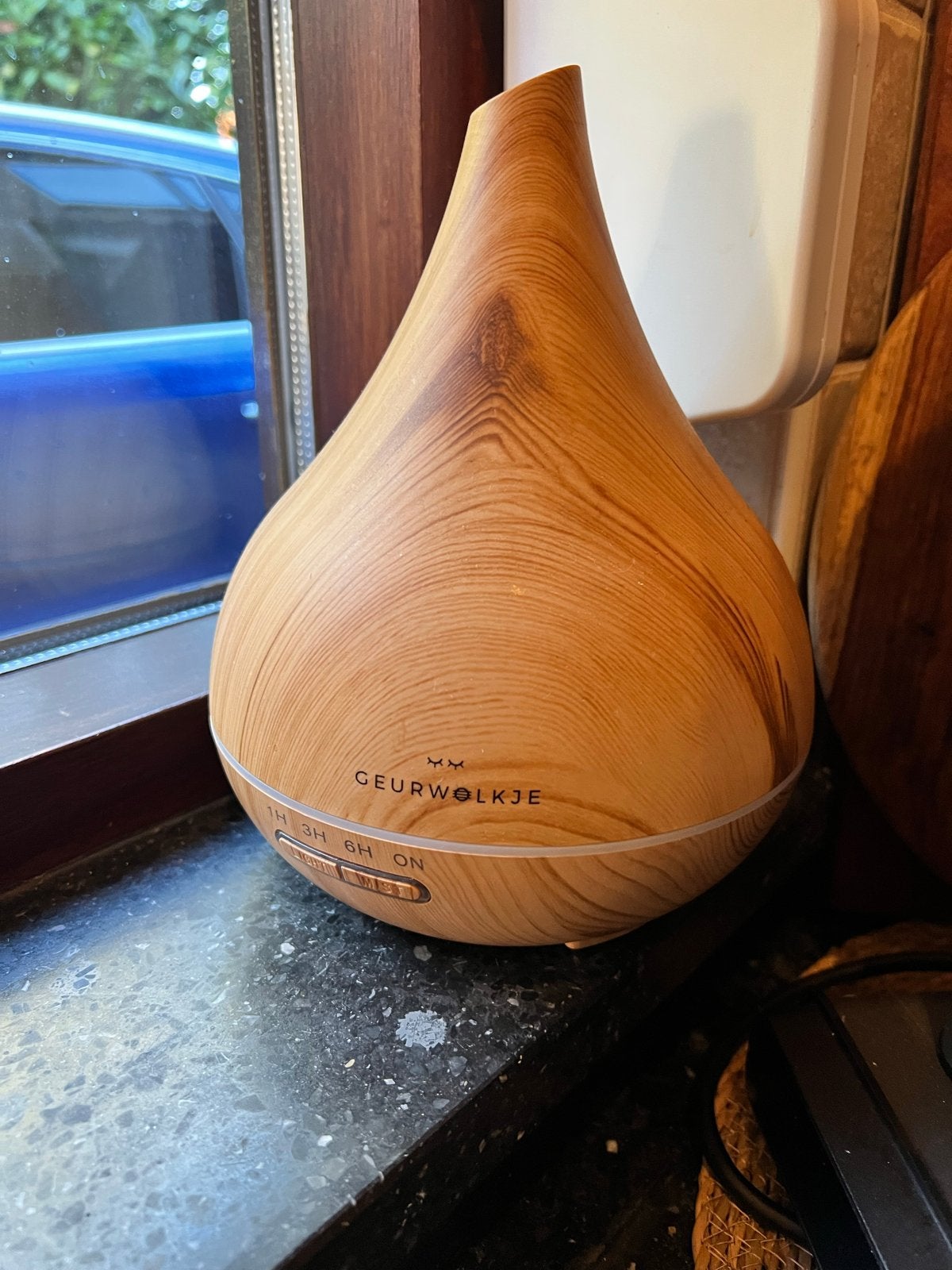 Geurwolkje diffuser - Houtlook, Huis en Inrichting, Ophalen, Kunststof, Zo goed als nieuw, Modern