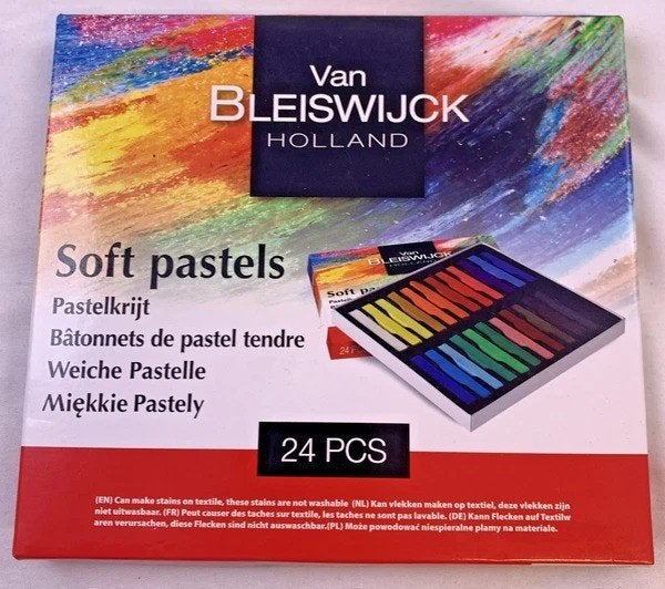 Van Bleiswijck pastelkrijt 24 stuks nieuw krijt, Hobby en Vrije tijd, Coolsingel 104, 3011 AG Rotterdam, Netherlands, Verzenden