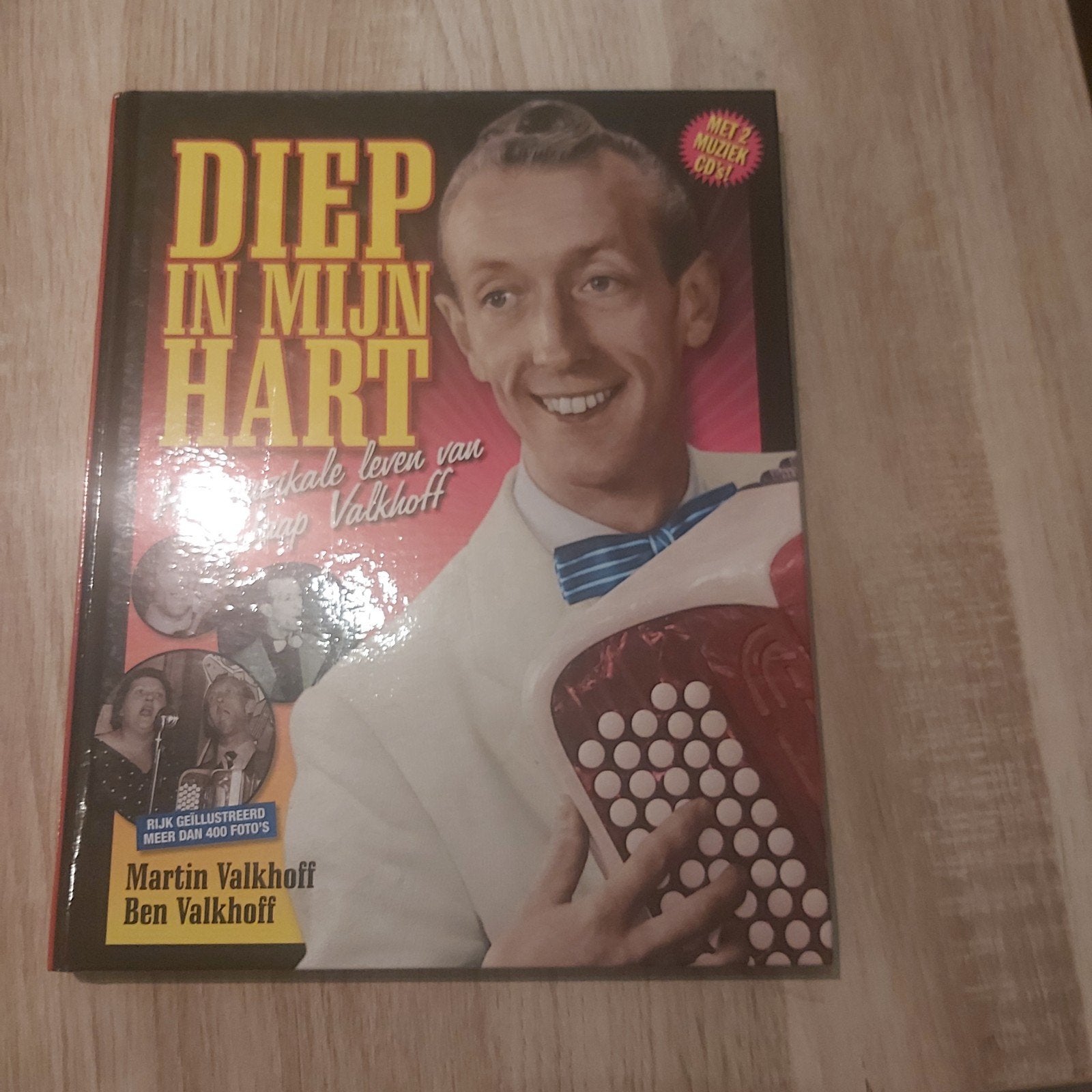 Diep in mijn hart - Jaap Valkhoff (Boek met CD's), Ophalen of Verzenden, Zo goed als nieuw, Artiest, Martin Valkhoff, Ben Valkhoff