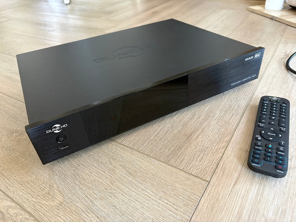 Dune HD Max 8K - High-end Mediaplayer, Audio, Tv en Foto, Ophalen, Zo goed als nieuw, HDMI, Zonder harde schijf
