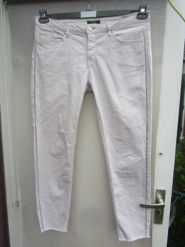 Zomerbroek/broek OPUS mt 42   gebr. wit., Verzenden, Wit, Maat 42/44 (L), Nieuw