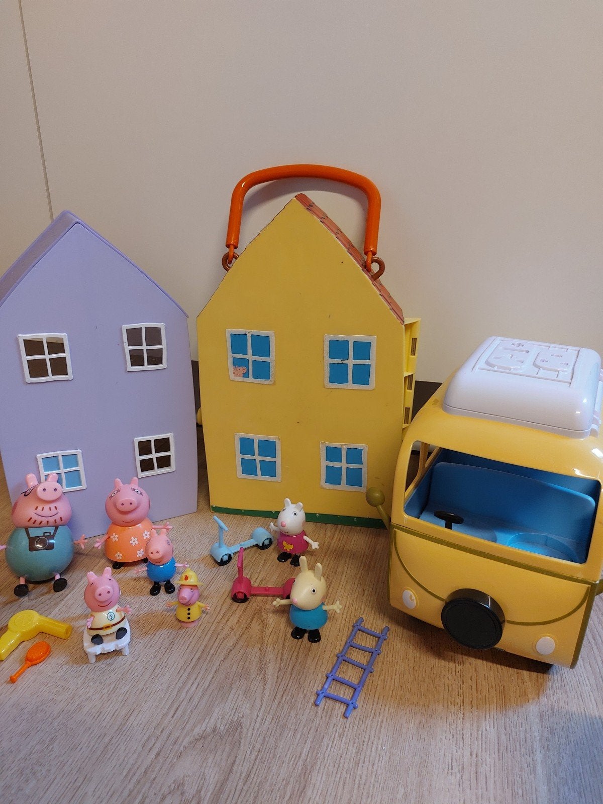 Peppa pig huis met extra huis deel & camper, Ophalen of Verzenden, Toebehoren