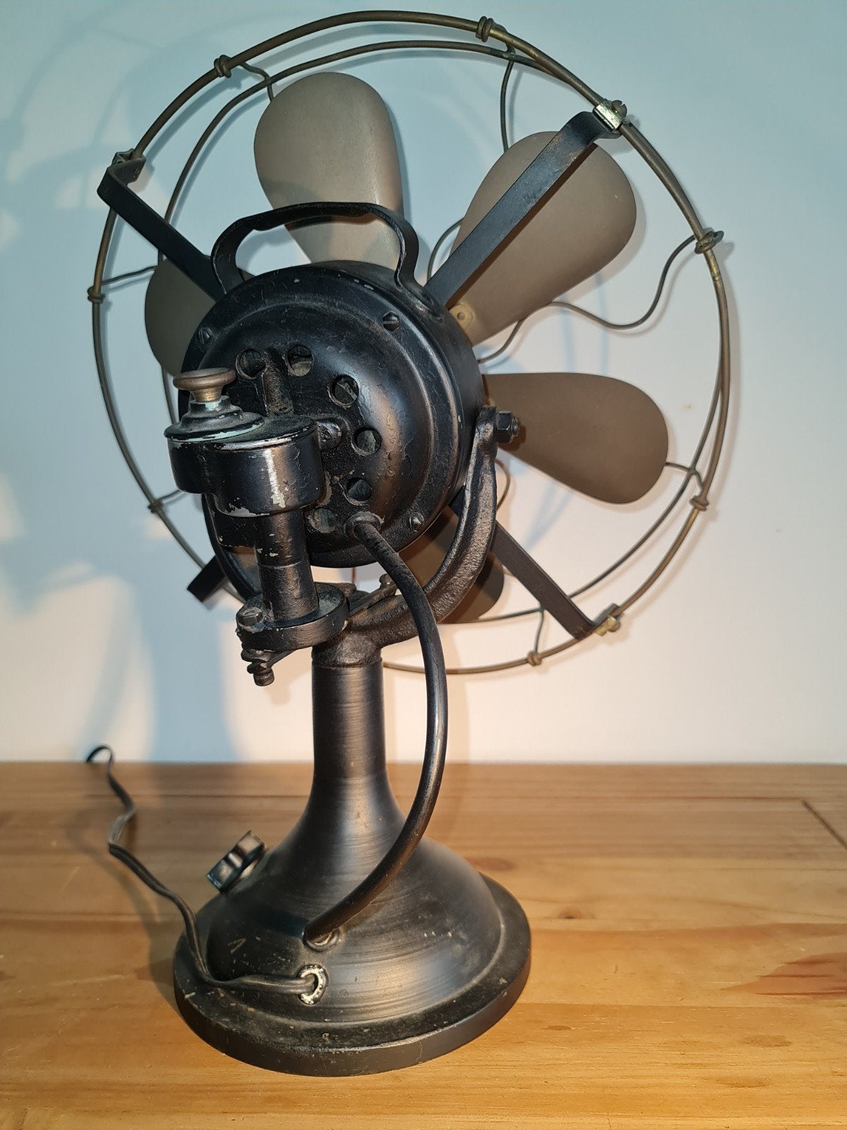 ventilator antiek, Witgoed en Apparatuur, Ventilatoren, Ophalen, Gebruikt, Tafelventilator