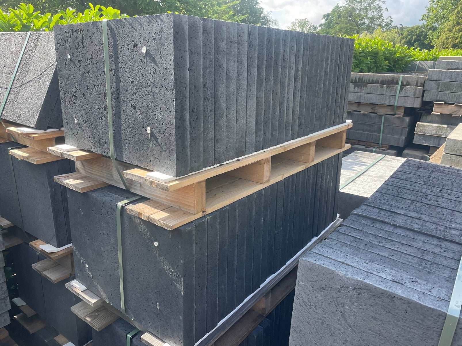 Oud Hollandse tegels 60x40x5cm Antraciet RESTPARTIJ, Tuin en Terras, Ophalen, Nieuw, Beton, Terrastegels