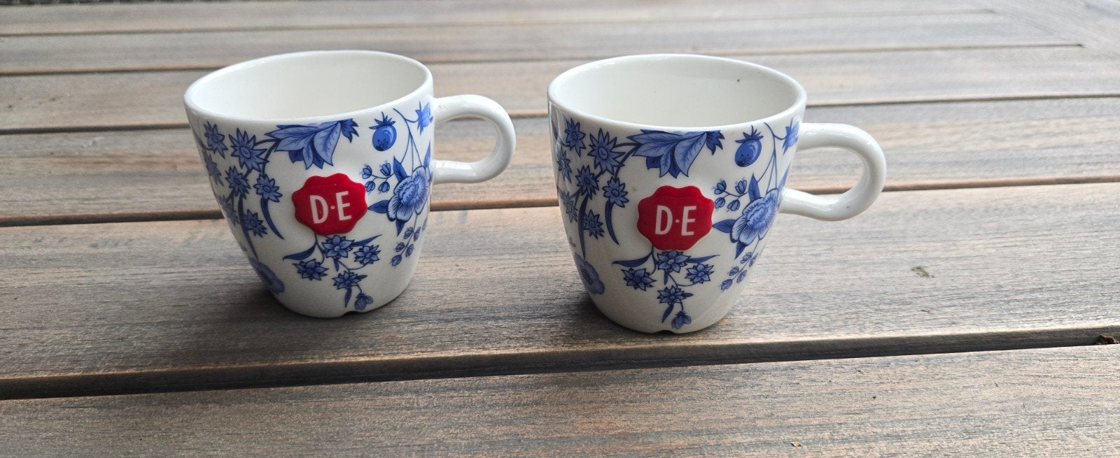 Diverse kopjes en schotels: Senseo, DE, Delftsblauw, Huis en Inrichting, Keuken | Servies, Gebruikt, Overige merken, Vintage, Ophalen of Verzenden