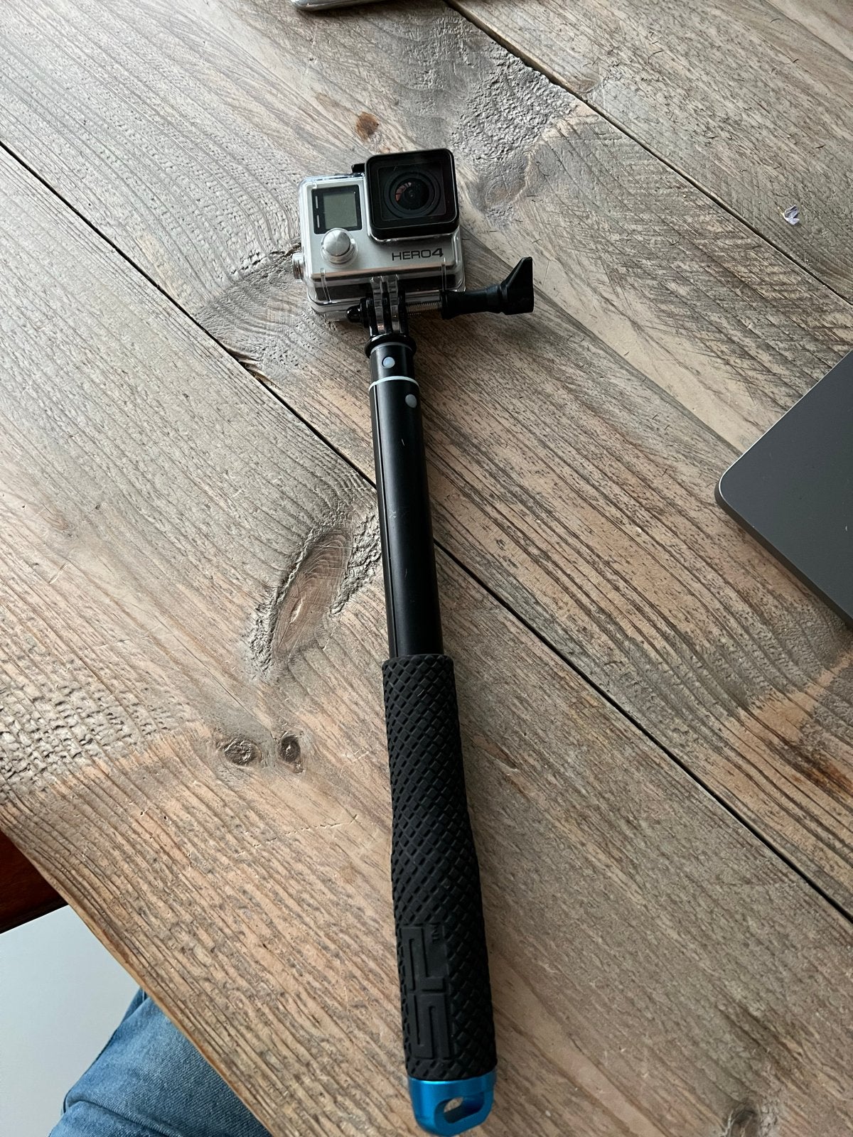 GoPro Hero4 met selfie stick en onderwaterhoes, Ophalen, Gebruikt, GoPro