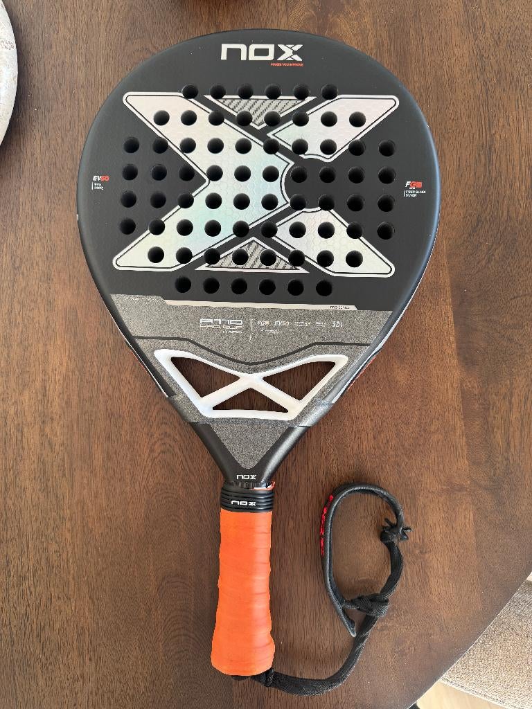 NOX AT10 Pro Hard Cup - Padelracket, Sport en Fitness, Ophalen of Verzenden, Gebruikt, Padelracket