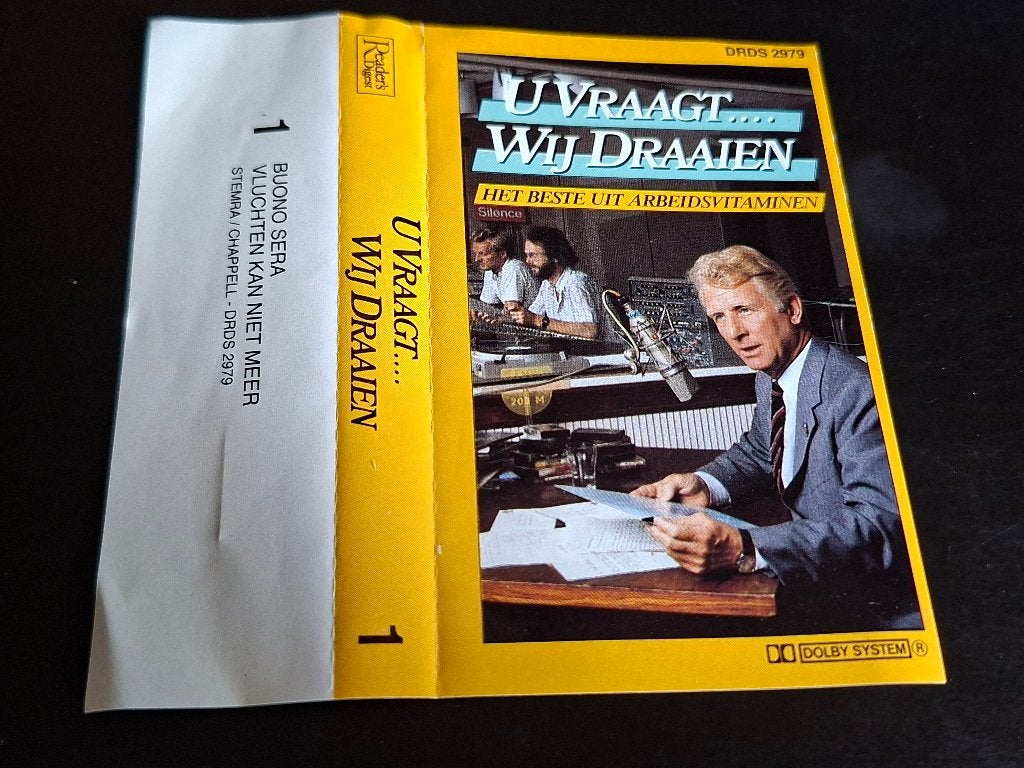 U VRAAGT WIJ DRAAIEN 1 - HET BESTE UIT ARBEIDSVITAMINEN (MC), Cd's en Dvd's, 1 bandje, Ophalen of Verzenden, Zo goed als nieuw