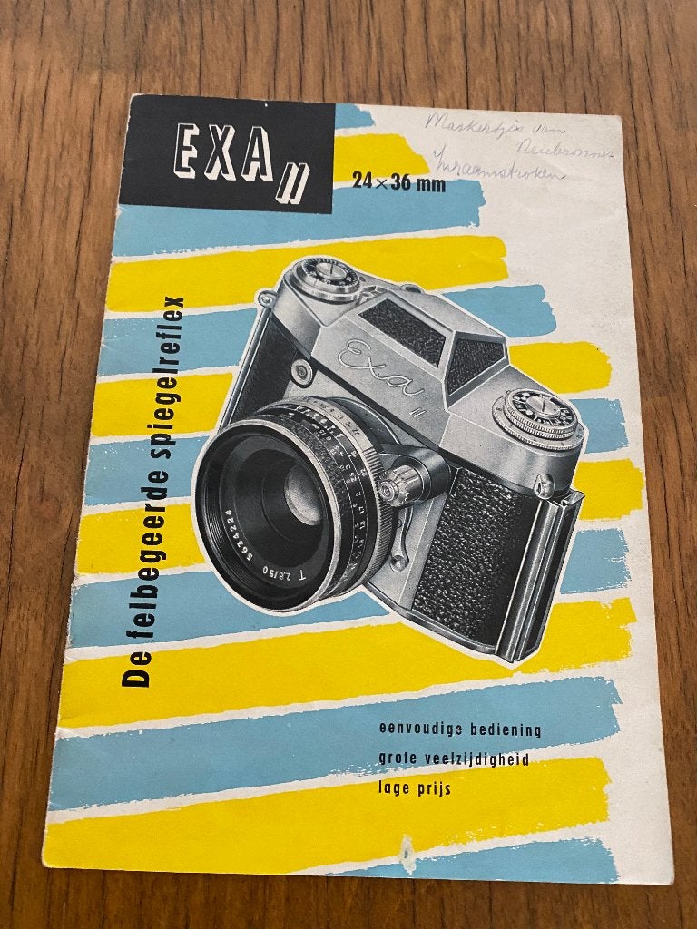 Exa 11 brochure, VERZENDEN MOGELIJK!!!!!!!!, Ophalen, Zo goed als nieuw, Folder
