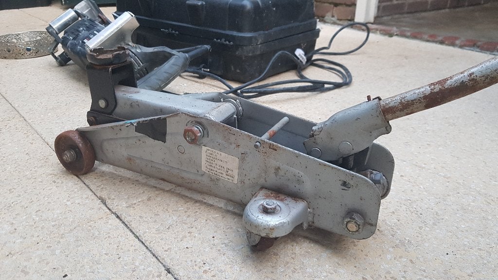 Autokrik garagekrik # bus # 20e, Auto diversen, Krikken, Ophalen of Verzenden, Gebruikt, Hydraulisch, Garagekrik