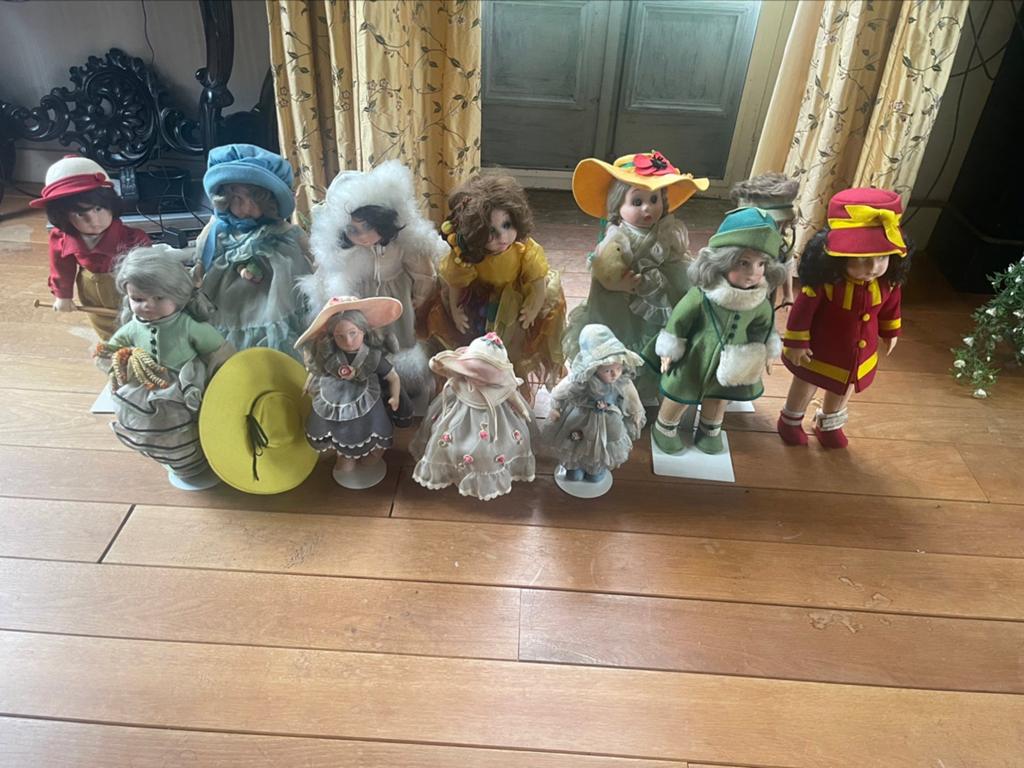 Verzameling originele Lenci poppen, 12 stuks, Verzamelen, Poppen, Ophalen, Zo goed als nieuw, Pop