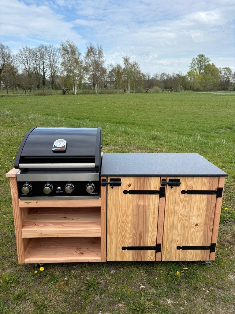 Buitenkeuken met composieten blad, Ophalen of Verzenden, Nieuw, Gas, Grandhall