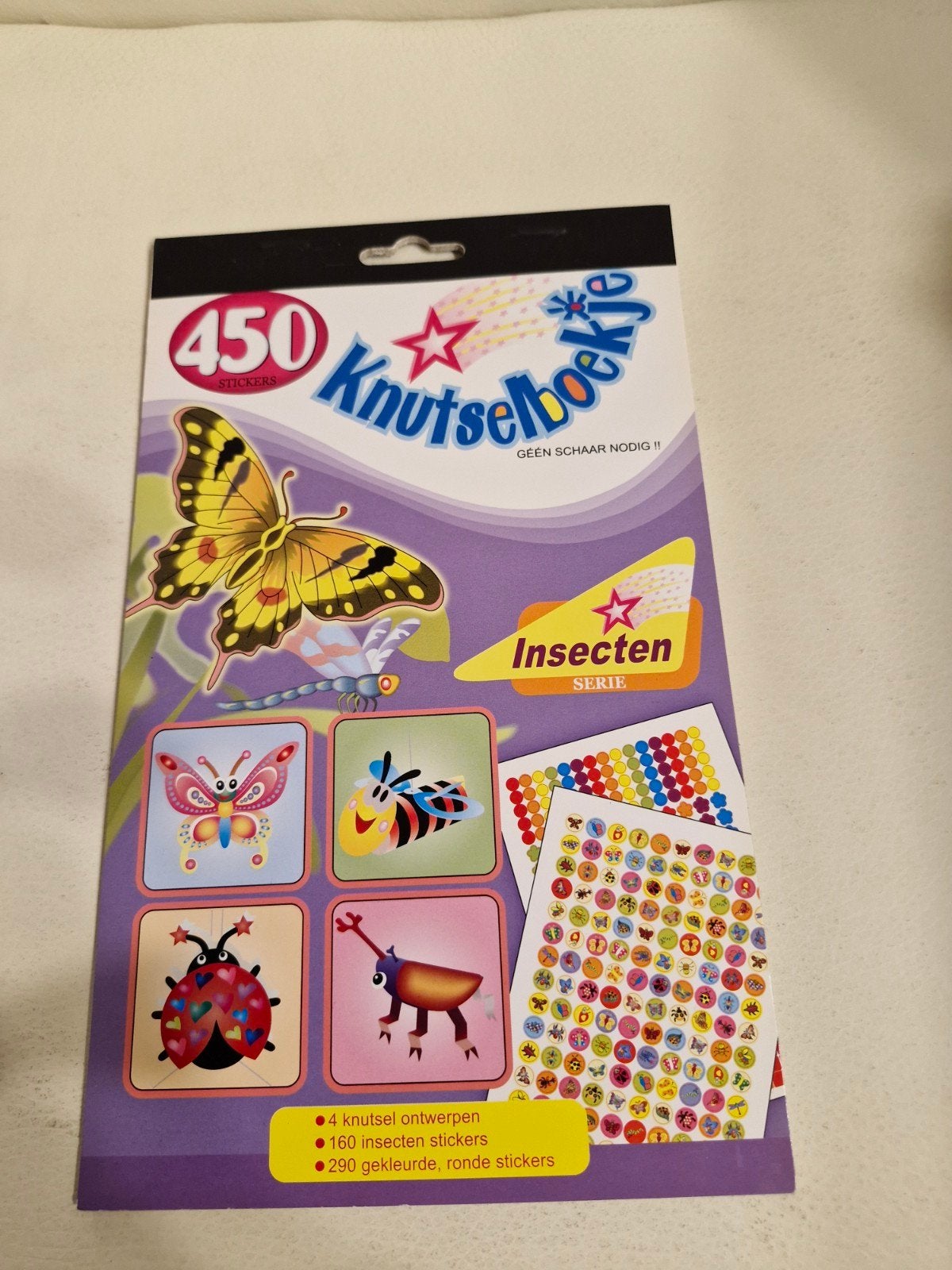 Knutselboekje -Dieren, Insecten, Circus, Zee Dieren (4 stuks, Dieren, Meerkleurig, Ophalen of Verzenden, Zo goed als nieuw