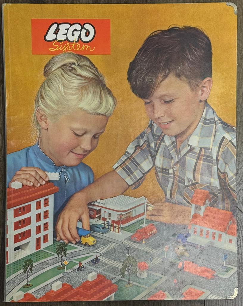 Vintage LEGO plattegrond, stadsplan,  reklame bord, Ophalen, Reclamebord, ., Zo goed als nieuw