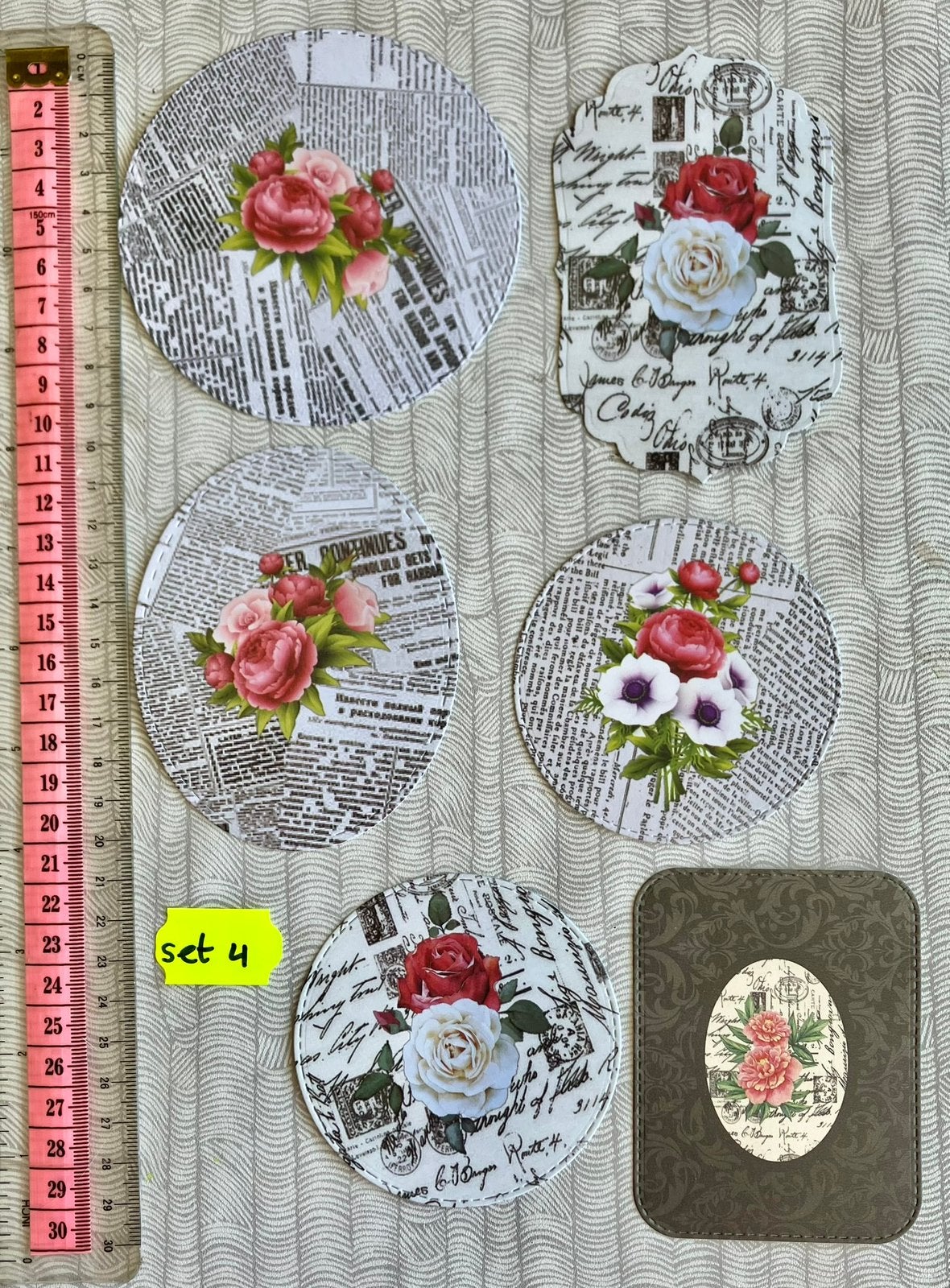 6 plaatjes rozen nw, Ophalen of Verzenden, Nieuw, Overige thema's, Knipvel