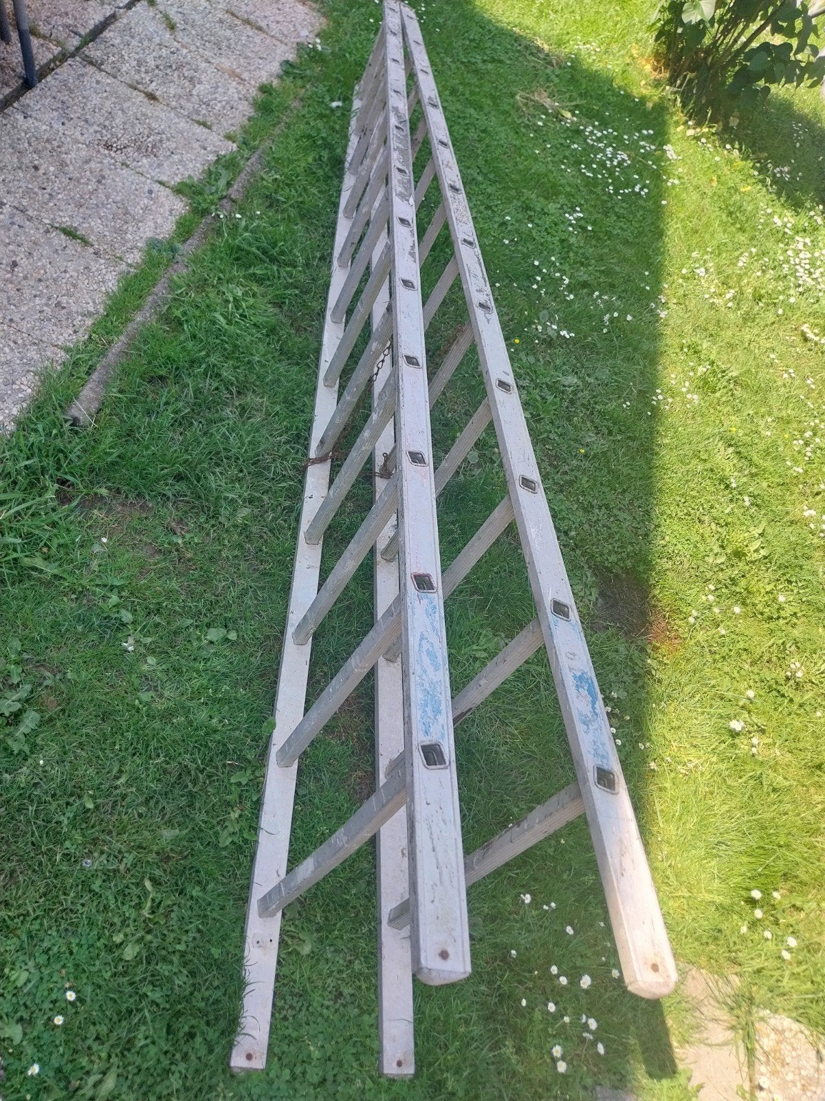 ladder trapladder puntladder, Ophalen, 4 meter of meer
