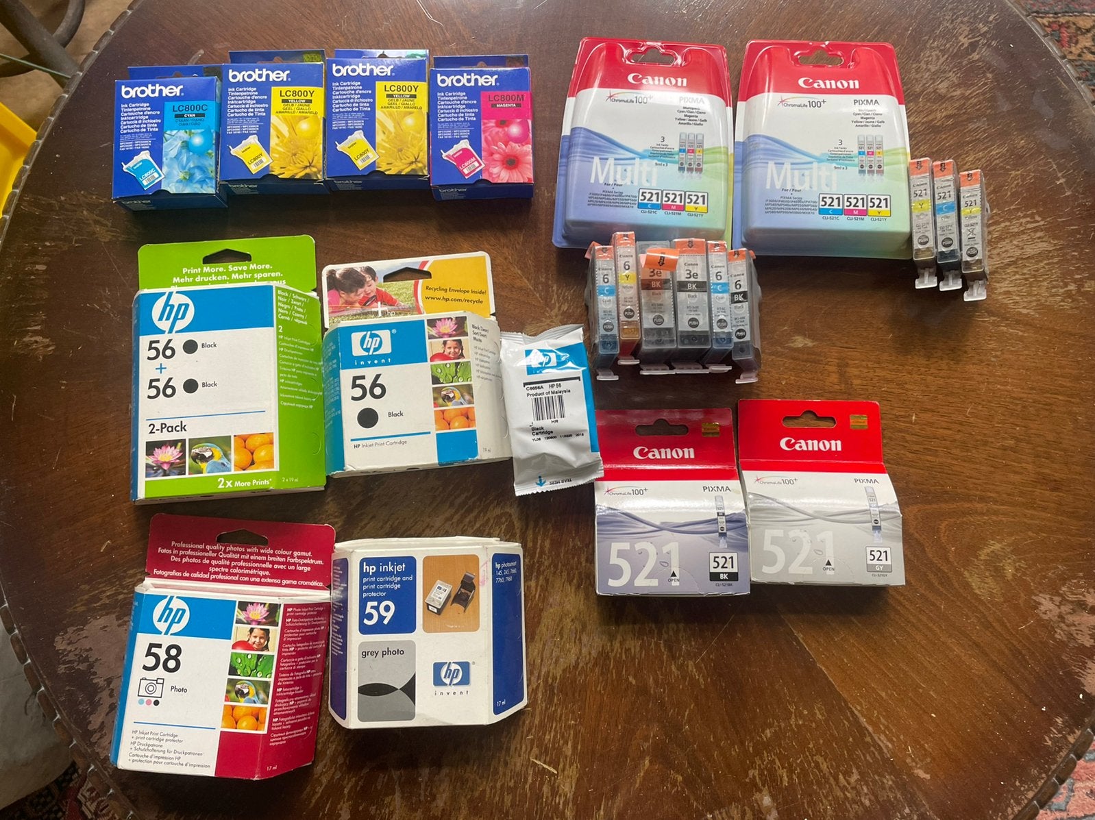 Inktcartridges, HP, Canon, Brother als partij of los te koop, Ophalen of Verzenden, Zo goed als nieuw