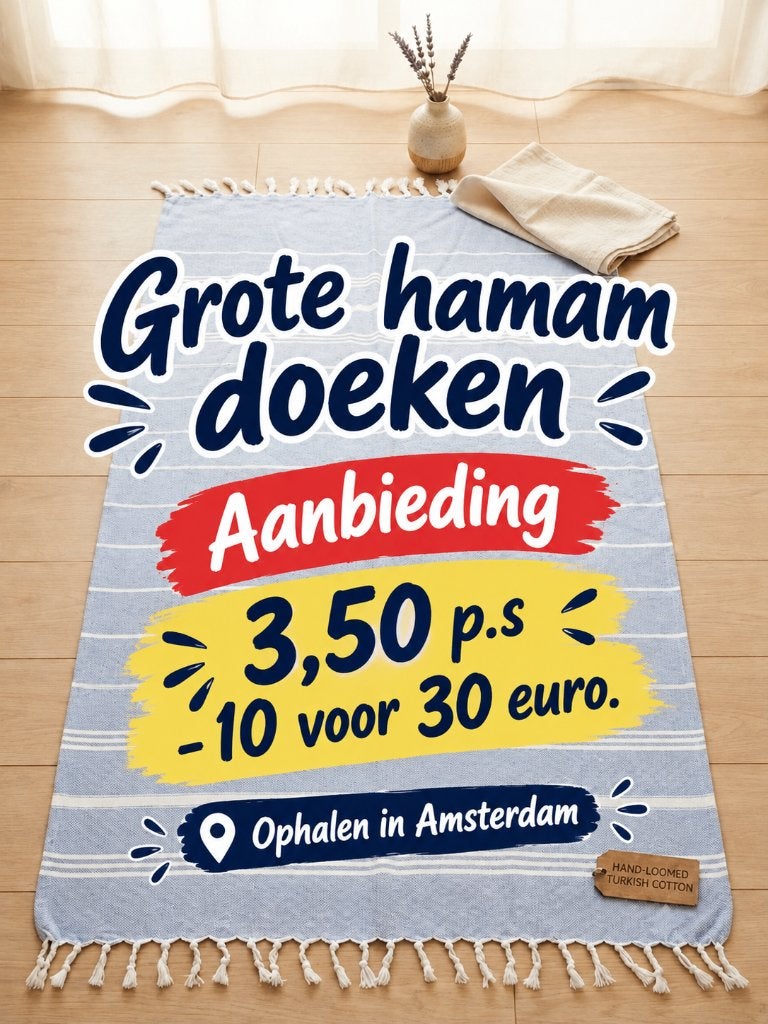 Hamam doeken, Ophalen of Verzenden, Nieuw, Meerkleurig, Badlaken