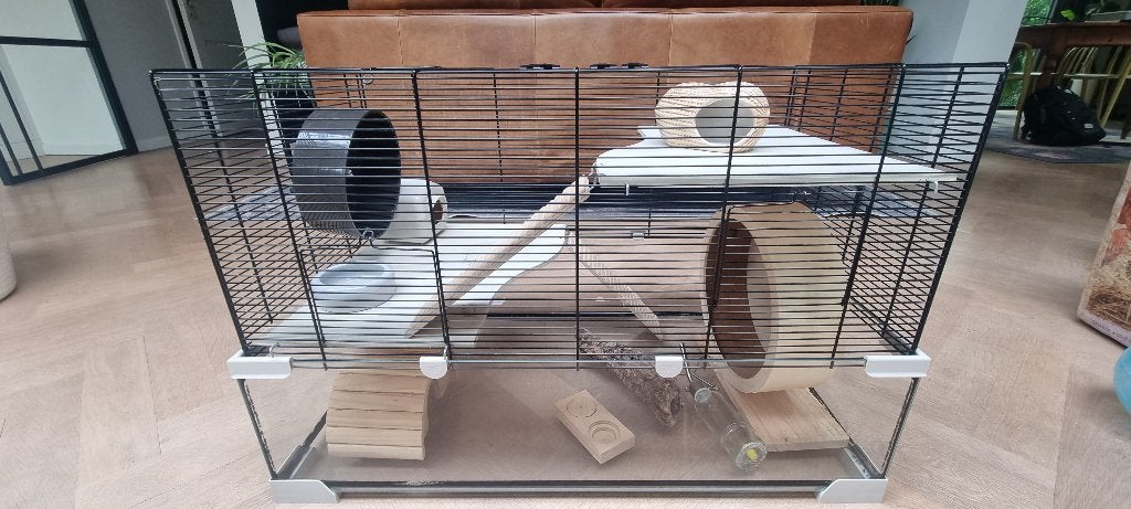 Hamsterkooi starter pack, Kooi, Gebruikt, Hamster, 75 tot 110 cm