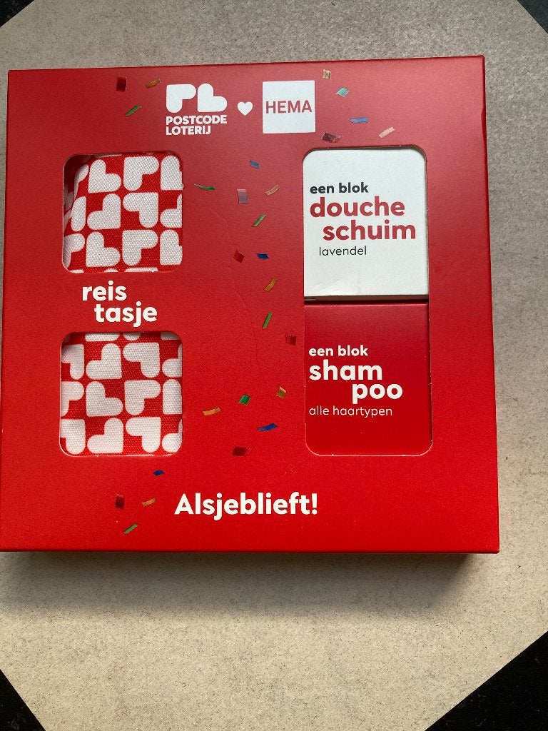 Geschenkensetje met shampoo- en doucheschuim blokken, Ophalen of Verzenden, Nieuw, Shampoo of Conditioner