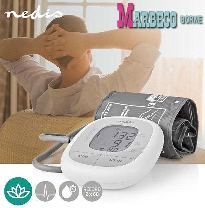 Bloeddrukmeter, Bloodpressure monitor, Blutdruck HCBL400WT, Nedis, Nieuw, Info@marbeco.nl, Ophalen of Verzenden