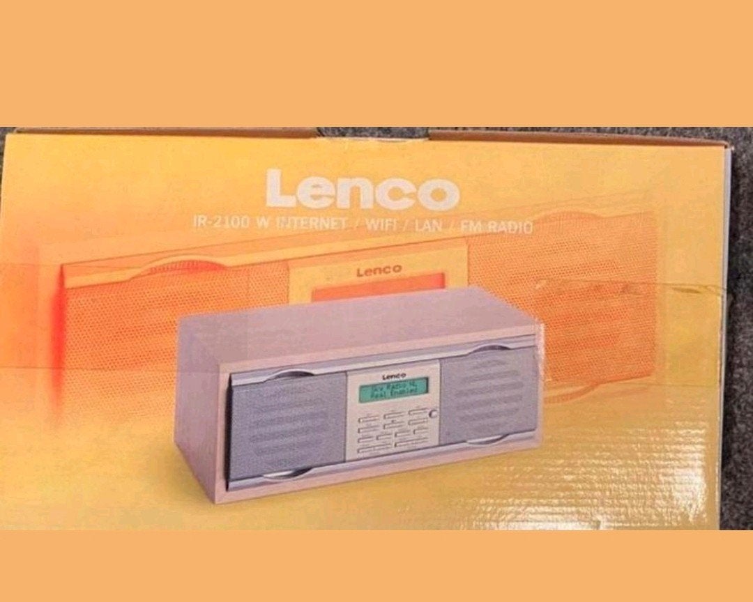 Lenco IR-2100W Internet/WiFi/LAN/FM Radio, Ophalen of Verzenden