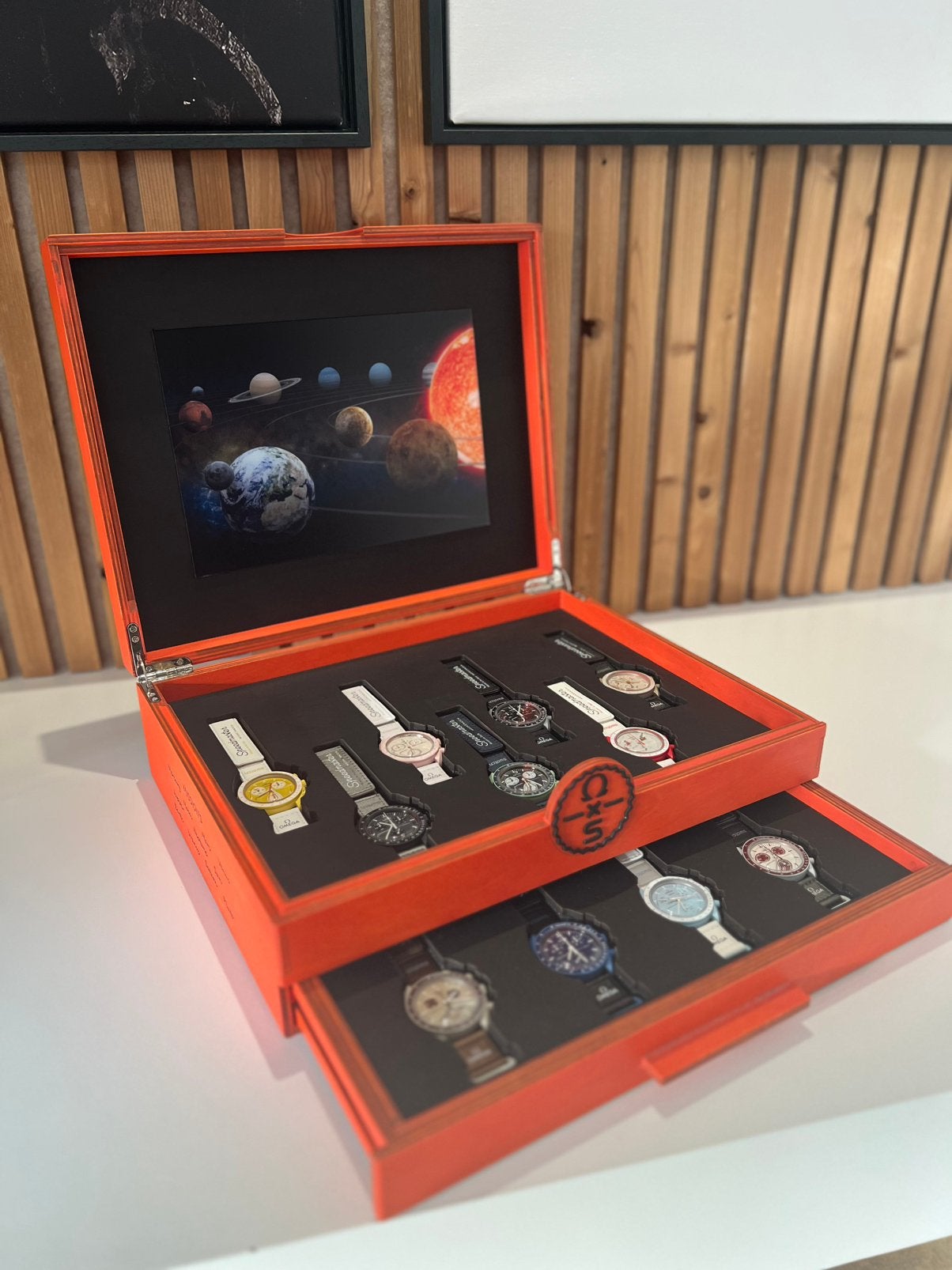 Omega x Swatch - collectie 11 stuks, Ophalen, Kunststof, Polshorloge, Zo goed als nieuw