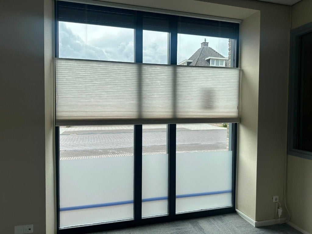 Plissé B 226x L 260 cm, Wit, Koordbediening, Plisségordijn, Ophalen