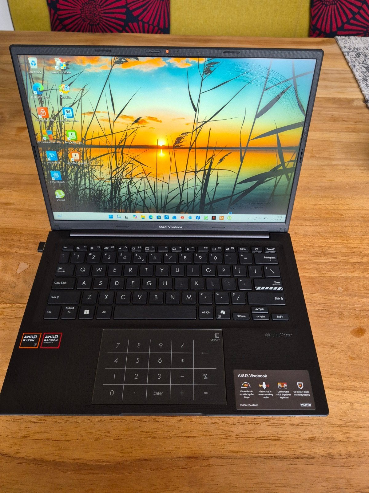 Nieuwe Asus Vivobook 14" AMD Ryzen 7, 8GB RAM, SSD, Ophalen, Asus Vivobook, Met videokaart, 8 GB