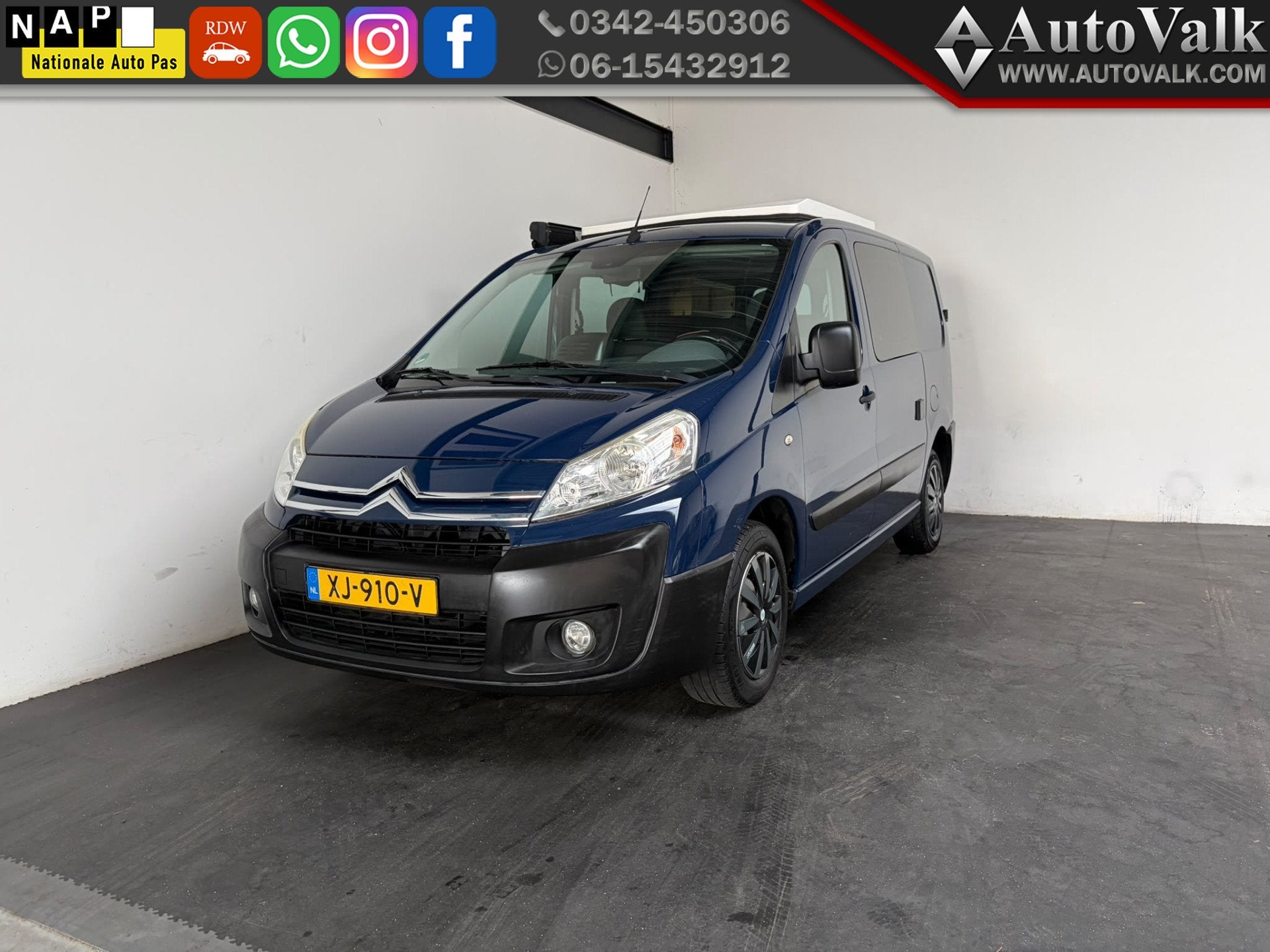 Citroën JUMPY 1000 L1H1 2.0HDIF 120 Camper (bj 2010), Caravans en Kamperen, Campers, Overige merken, Wattstraat 13
3771AG  BARNEVELD, NL