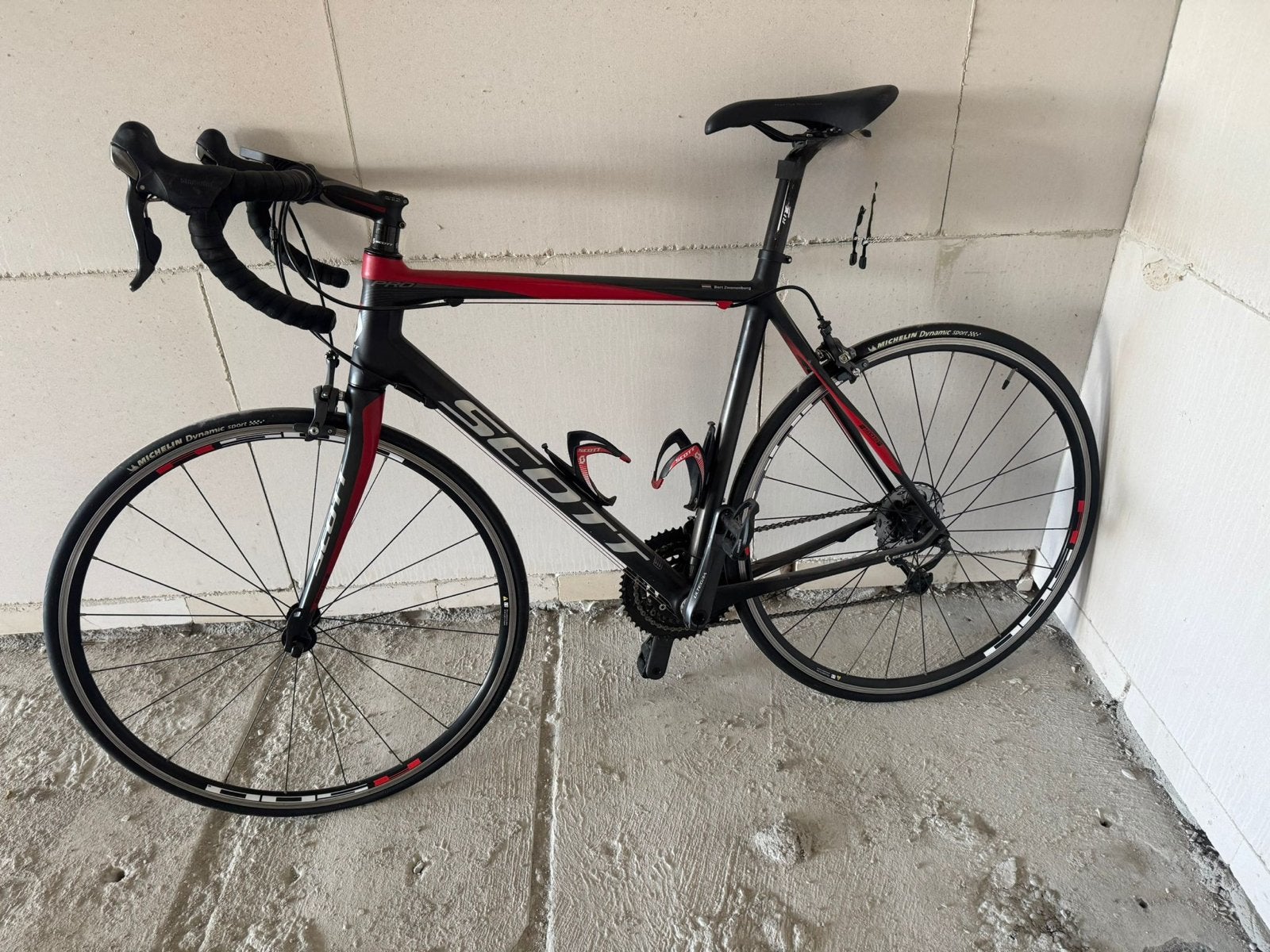 Scott racefiets CR1- Zwart/Rood mt 56, Overige merken, 28 inch, Gebruikt, Aluminium