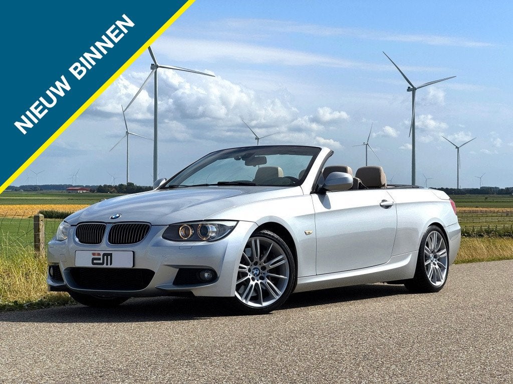 BMW 3-serie 335i LCI Cabrio M Sport OrgNL NAP (bj 2011), Automaat, Euro 5, Gebruikt, 4 stoelen