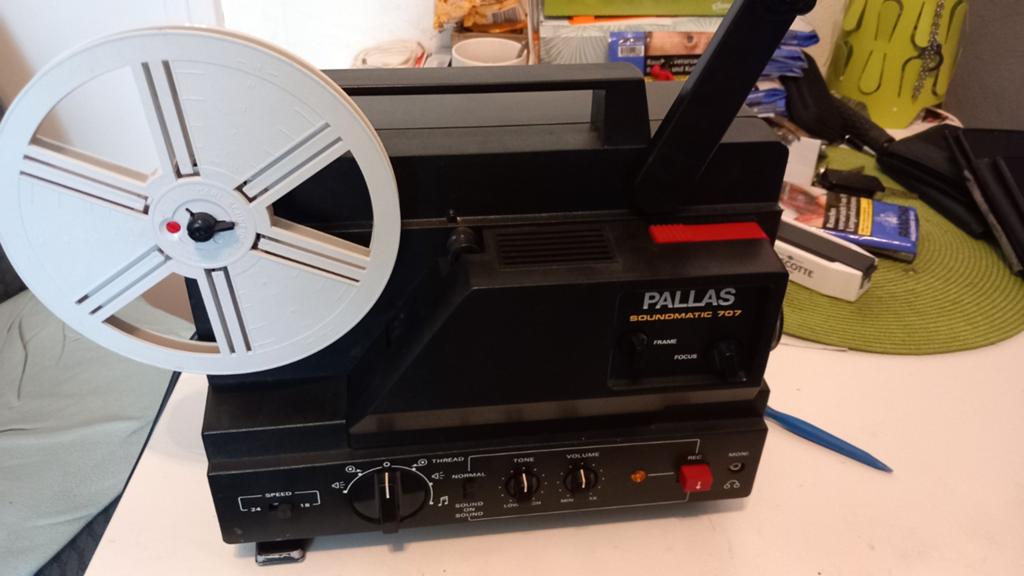 Pallas Soundmatic 707 Super 8 filmprojector met geluid, Ophalen, Gebruikt, Overige typen