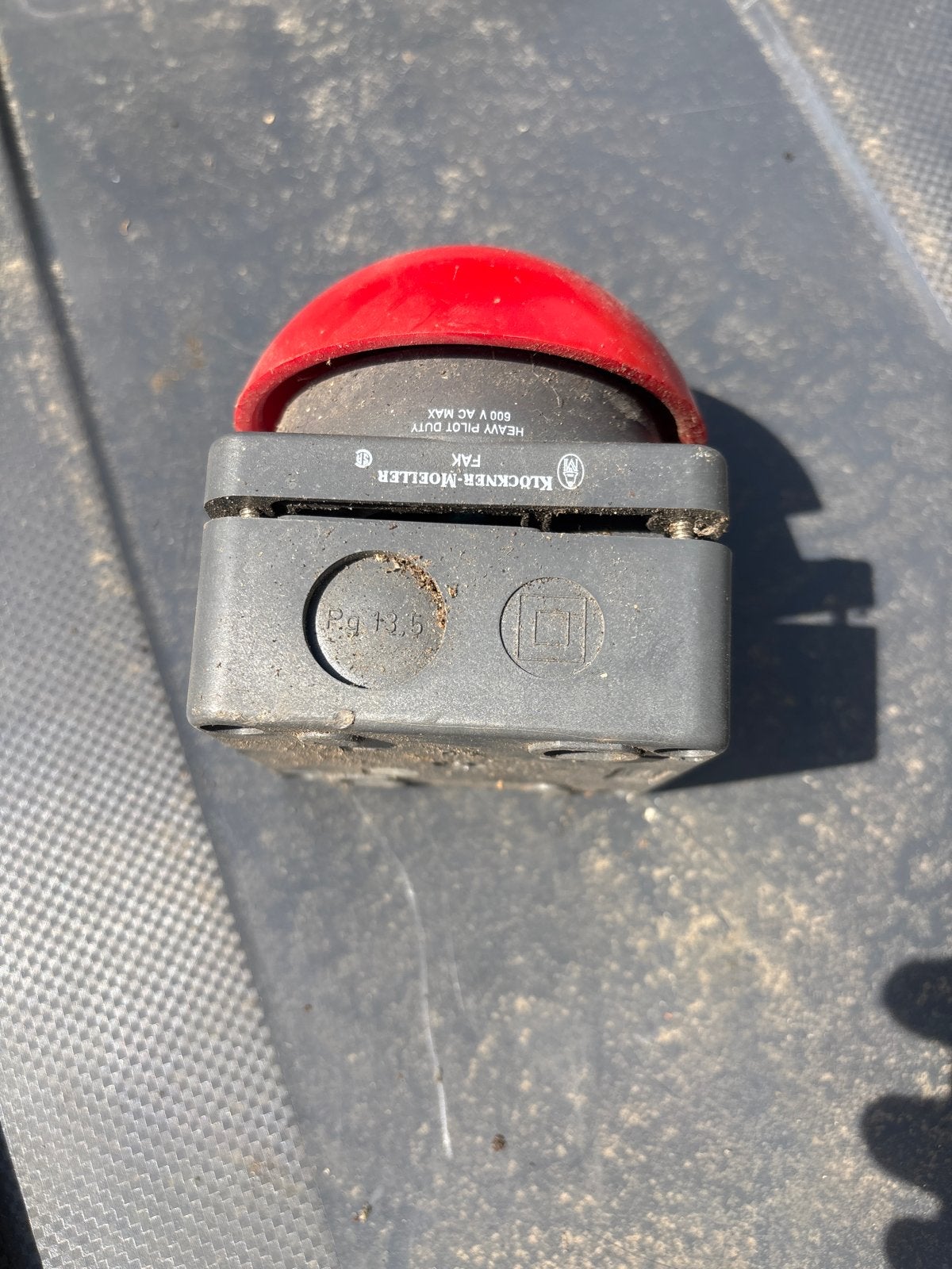 Klockner Moeller Noodstop Schakelaar Rood, Ophalen of Verzenden, Gebruikt