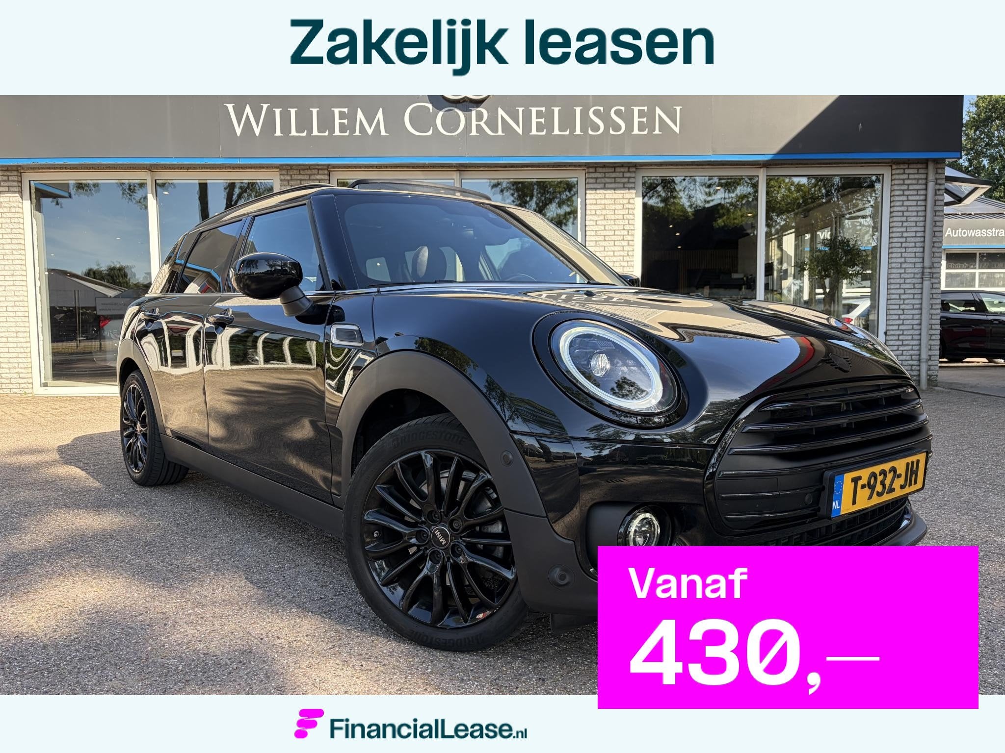 MINI Clubman 1.5 Cooper Classic Pano Leder Elc Stoelen Camer, 136 pk, Gebruikt, 715 kg, Zwart