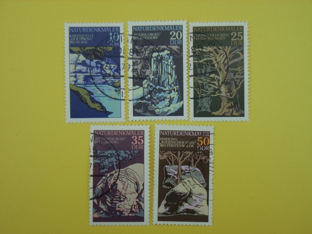 GE   Ddr 2203-2207, Ophalen of Verzenden, DDR, Gestempeld