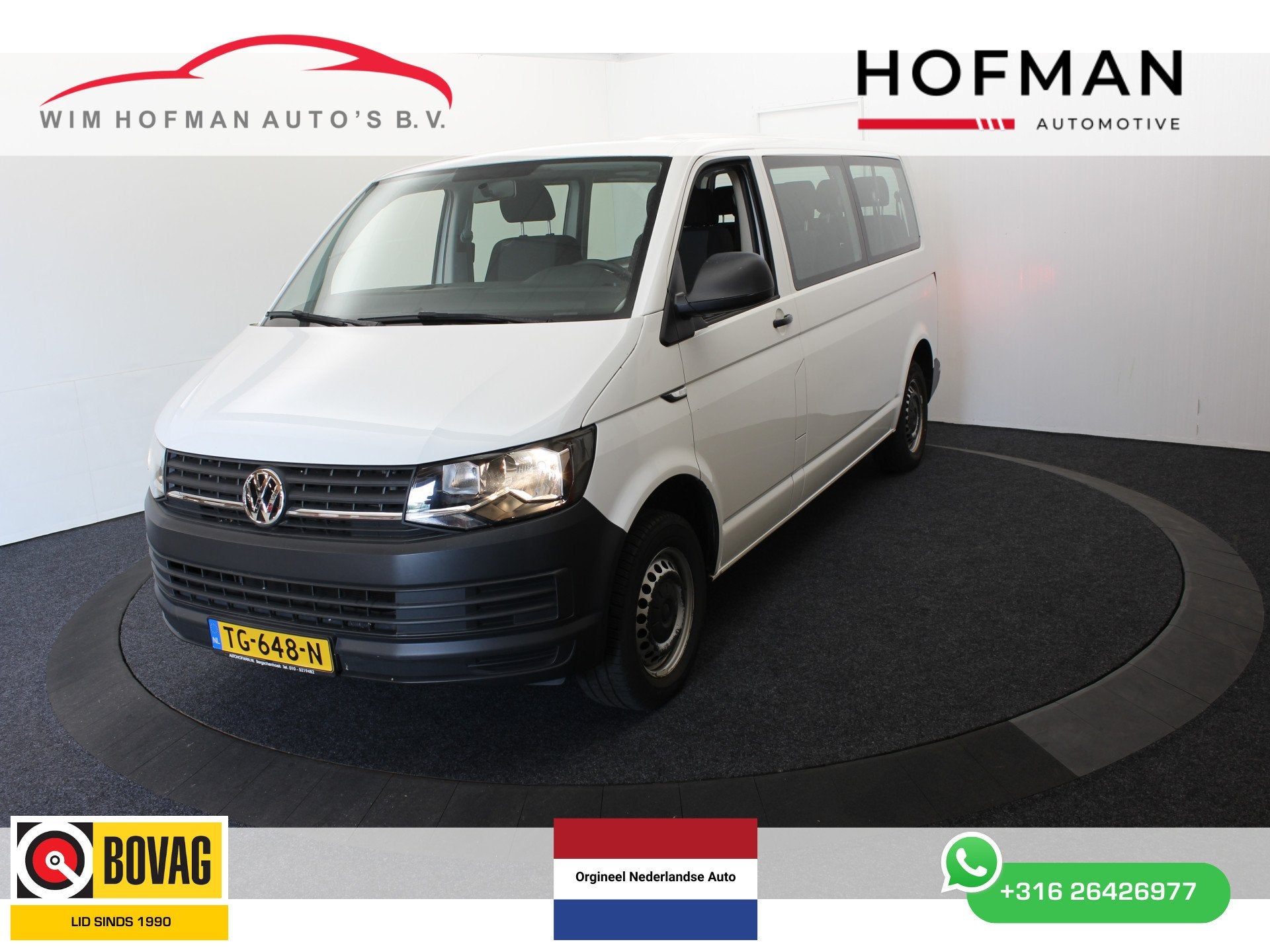 Volkswagen Transporter Kombi 2.0 TDI L2H1 Airco 2+2+2+3 Opst, Auto's, Voorwielaandrijving, Gebruikt, Euro 6, 1794 kg