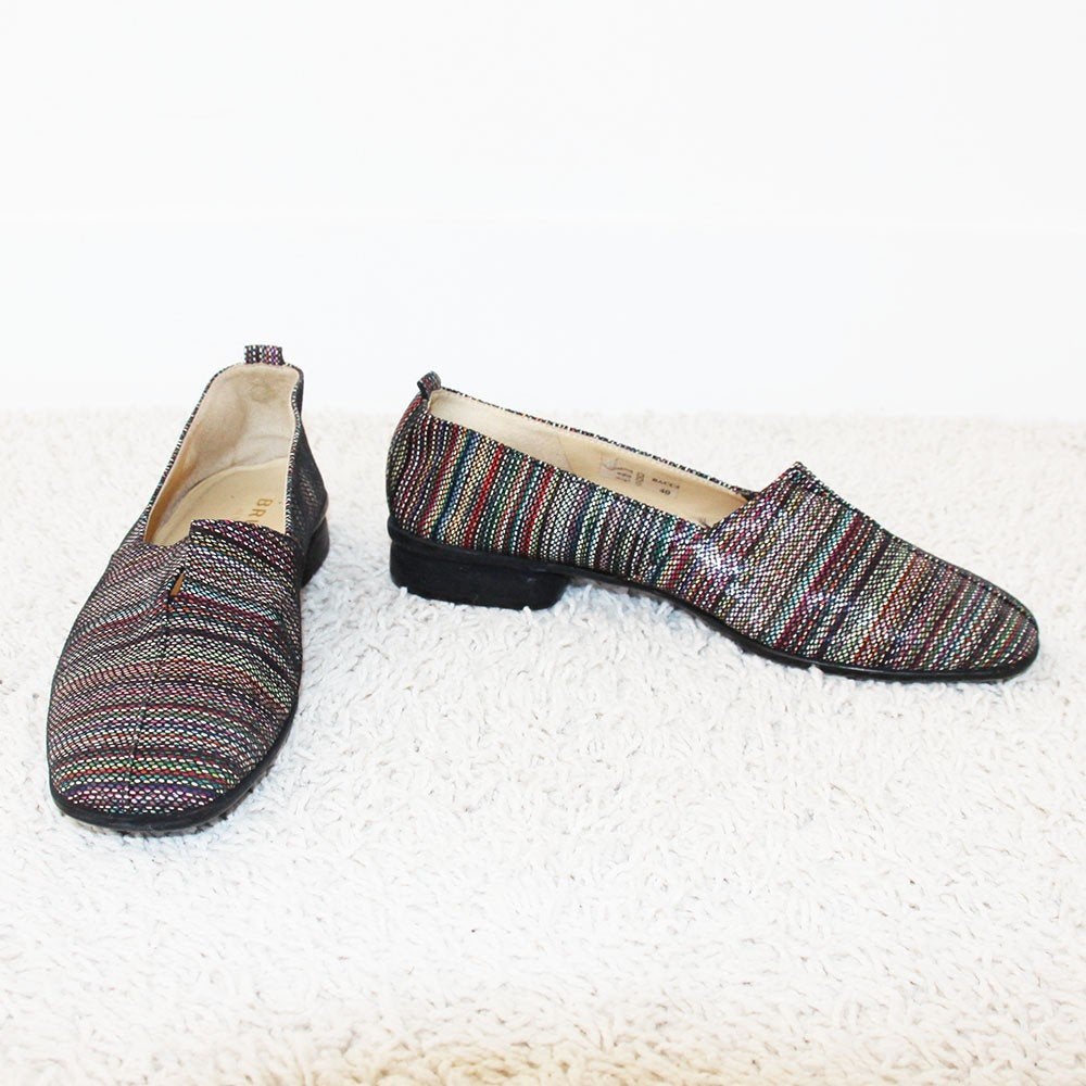 Schitterende Leren Brunate Instappers -s13 (Maat 40) € 95,-, Overige kleuren, Instappers, Brunate, Ophalen of Verzenden