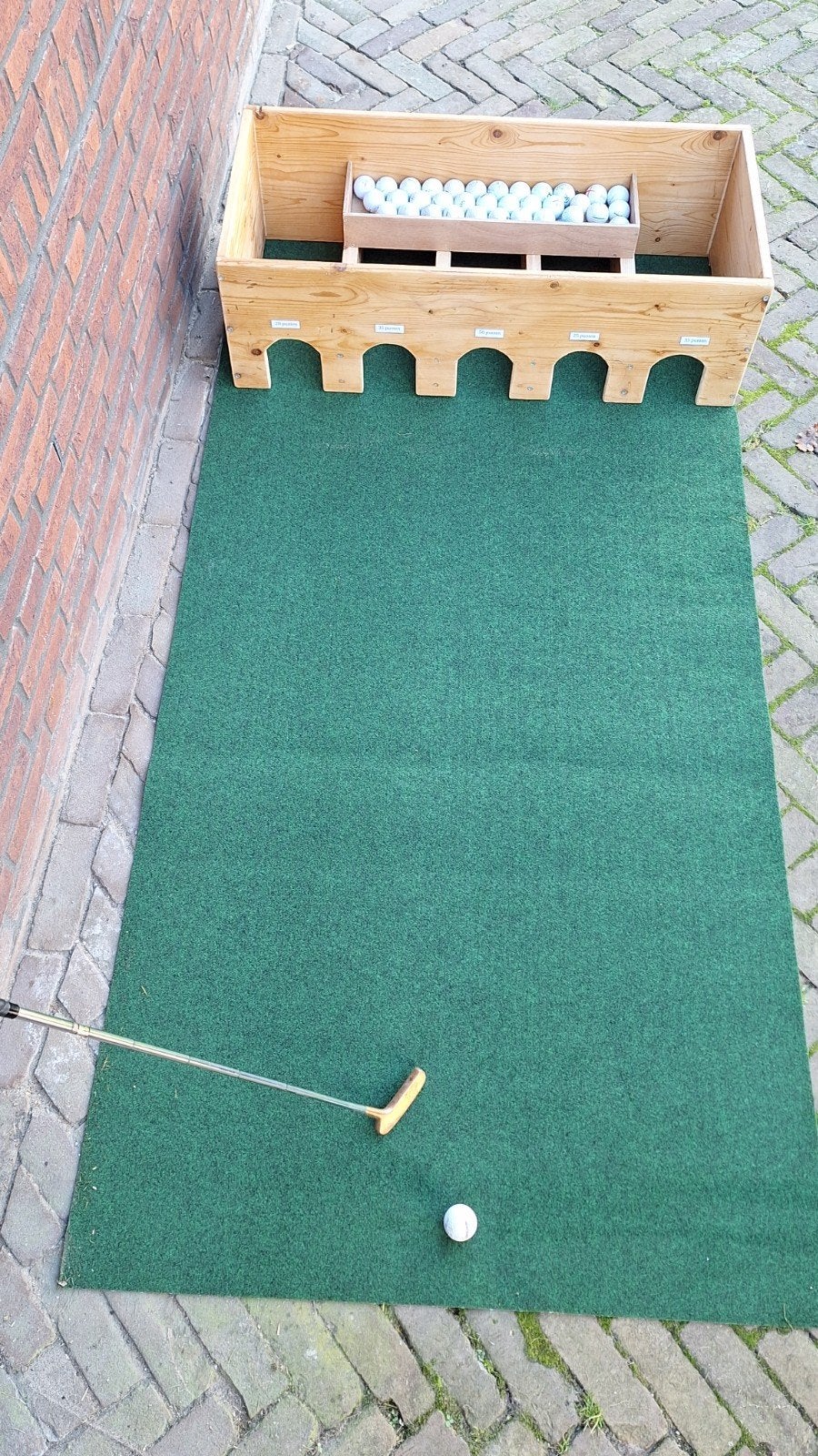 Midgetgolf  Oud Hollandse spellen, Ophalen