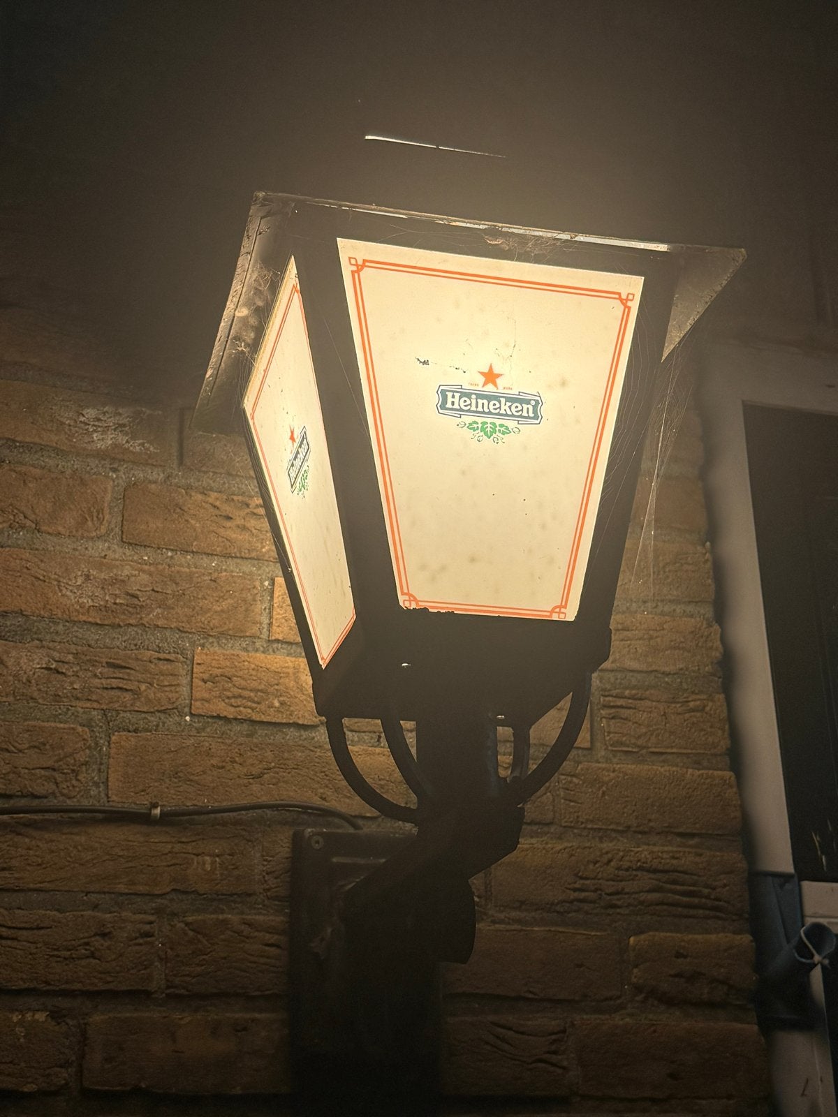 2x Heineken Lantaarn - Sfeervolle Verlichting, Ophalen of Verzenden