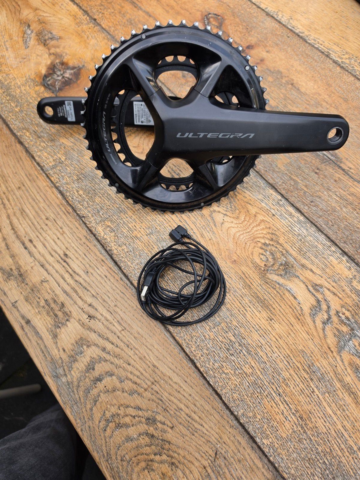 Giant Power Pro crankstel 172,5mm powermeter Ultegra, Fietsen en Brommers, Fietsonderdelen, Crankstel of Pedalen, Ophalen of Verzenden