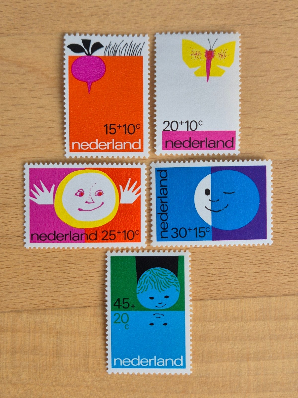 Nederland 1971 kinderpostzegels, Postzegels en Munten, Ophalen of Verzenden, Na 1940, Postfris