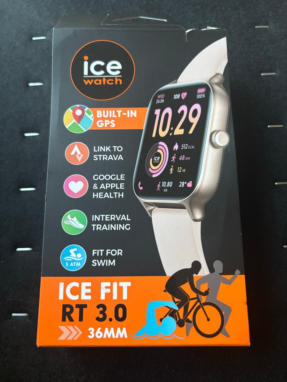 Ice-Watch ICE-FIT RT 3.0 Smartwatch 36mm Roze/Goud, Afstand, Nieuw, Ophalen of Verzenden, Android