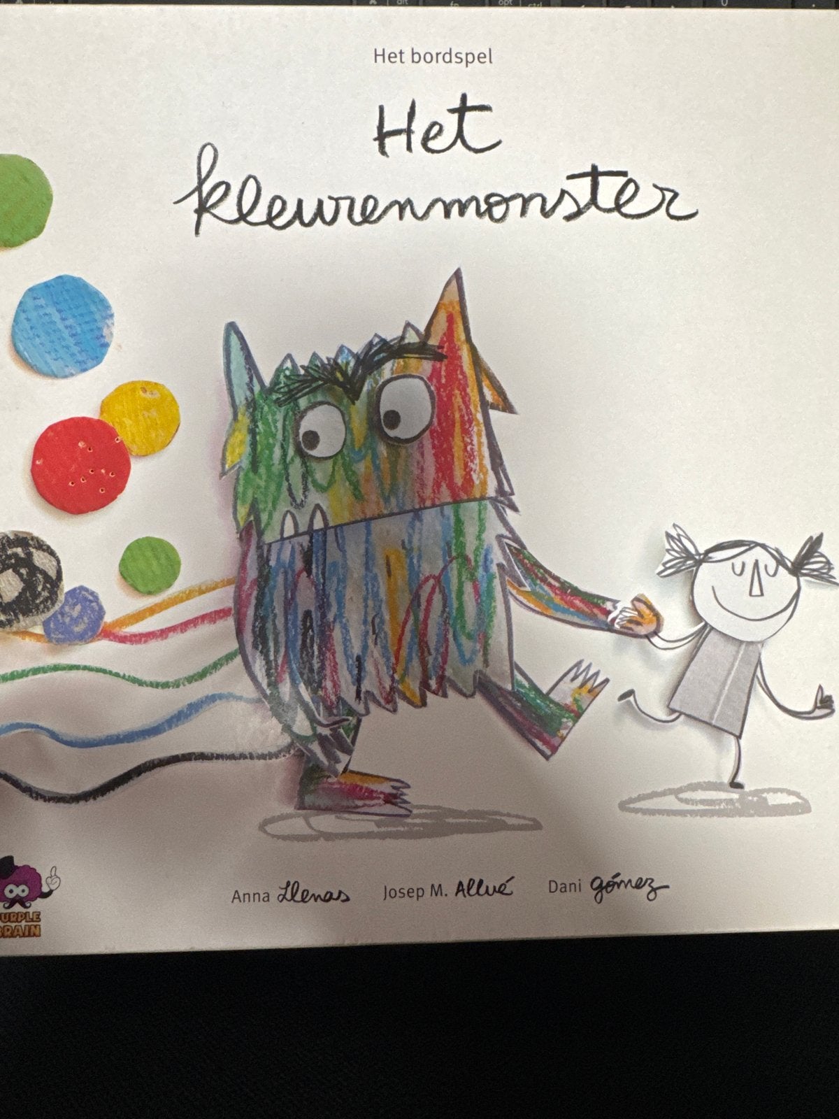 Het Kleurenmonster Bordspel - Compleet, Een of twee spelers, Ophalen of Verzenden, Zo goed als nieuw