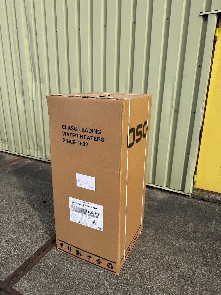 OSO Delta Twin Coil RVS boiler 200L met elektrisch element!, 100 liter of meer, Nieuw, Minder dan 3 jaar oud, Boiler